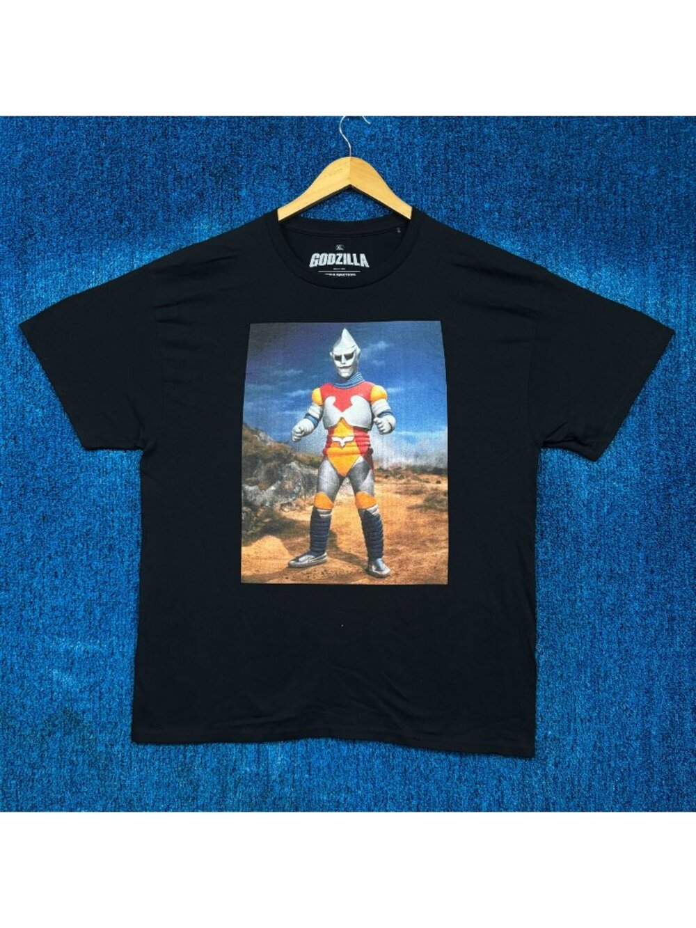 Jet Jaguar Poster Godzilla v Megalon Kaiju Film Promo Tee XL